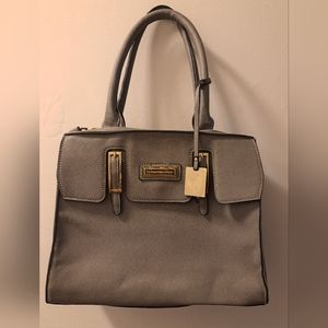 Catherine Malandrino, Women's, Hand/Shoulder Bag,,NWOT, Color Gray, Gold